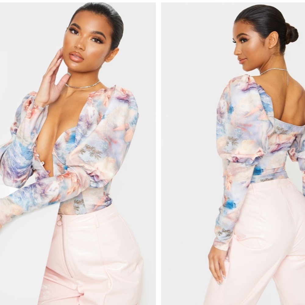 Pretty Little Things Puff Sleeve Renaissance Top